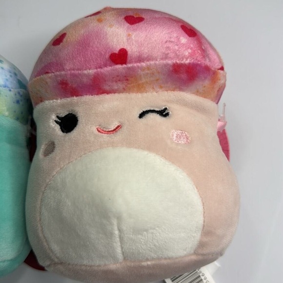 NWT Squishmallows Mully & Molly the Mushrooms 5" Set - Picture 2 of 8